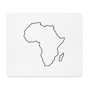 africa silhouette - Mousepad (Querformat) - Weiß - Vorne