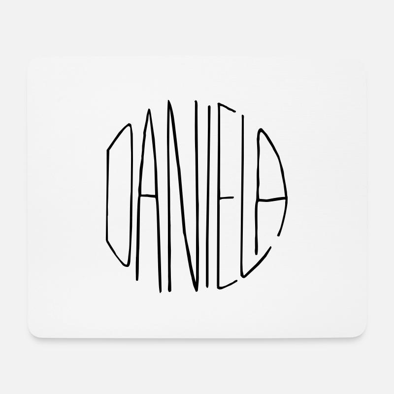 Daniela gift - Mouse Pad (horizontal) - white