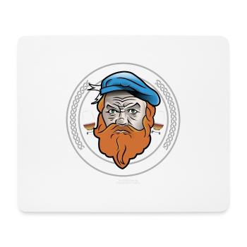 Whisky Is Water Highlander Celtic Design - Mouse Pad (horizontal) - white - Front