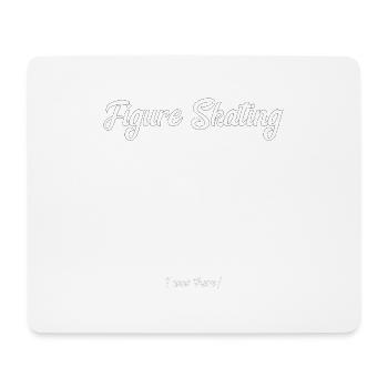 Figure skating guest list gift celebration - Mouse Pad (horizontal) - white - Front