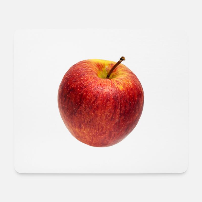 Apfel - Mousepad (Querformat) - Weiß