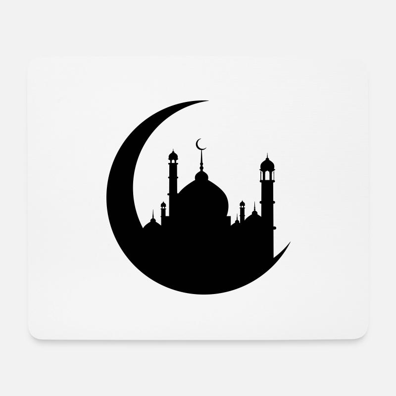 Moschee - Mousepad (Querformat) - Weiß