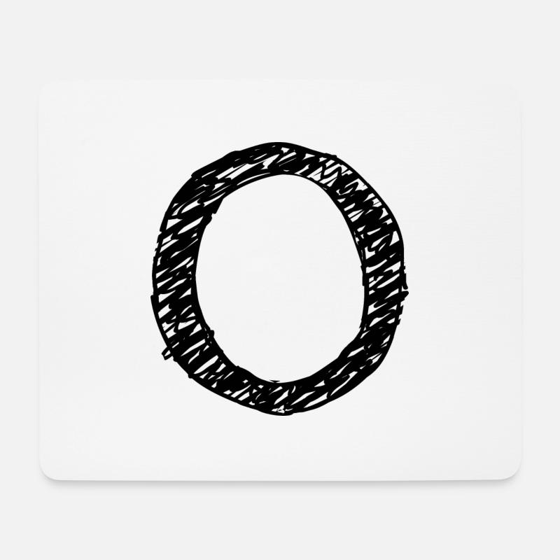 O - Mouse Pad (horizontal) - white