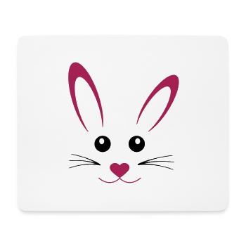 hase - Mouse Pad (horizontal) - white - Front
