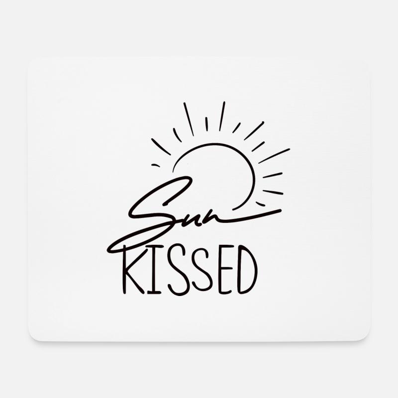 sun kissed - Mouse Pad (horizontal) - white