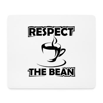 Respect The Bean - Mouse Pad (horizontal) - white - Front