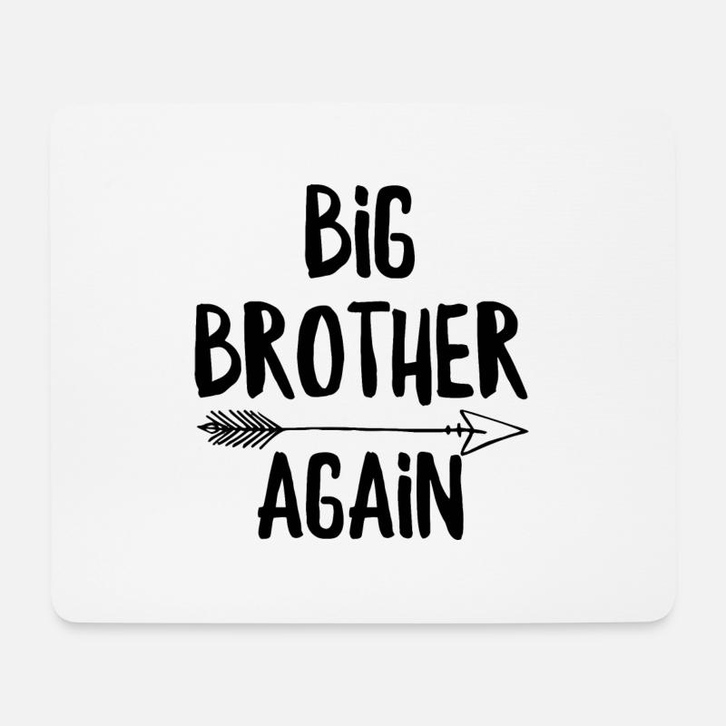 Wieder Big Brother - Mousepad (Querformat) - Weiß