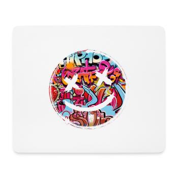 Graffiti style Splash hip hop colors painter color - Mouse Pad (horizontal) - white - Front
