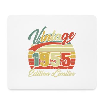 Cadeau D'anniversaire Vintage 1955 Édition Limitée - Tapis de souris (format paysage) - blanc - Devant