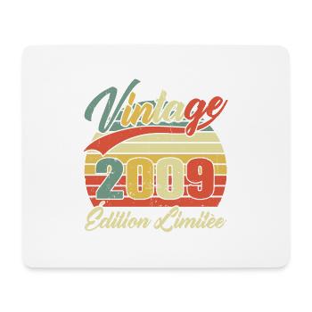 Vintage 2009 Limited Edition Geburtstagsgeschenk - Mousepad (Querformat) - Weiß - Vorne