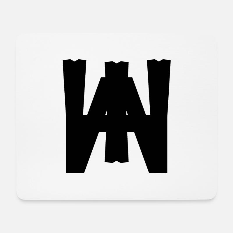 Namenslogo <> Hannah - Mousepad (Querformat) - Weiß