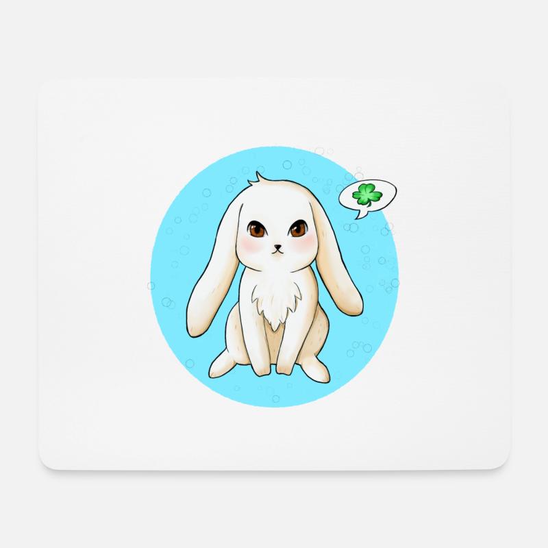 Hare - Mouse Pad (horizontal) - white