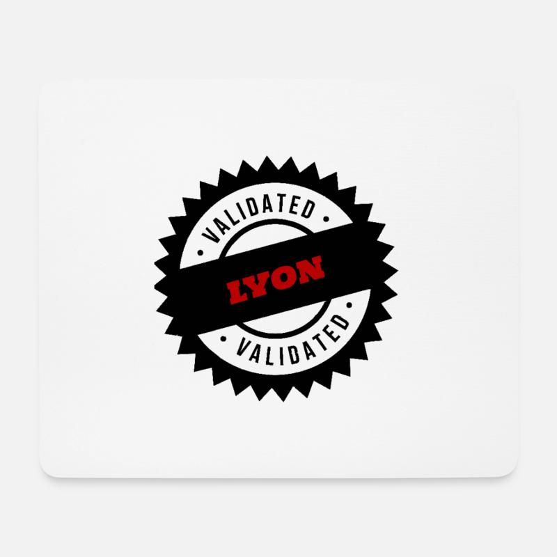LYON city - Mouse Pad (horizontal) - white