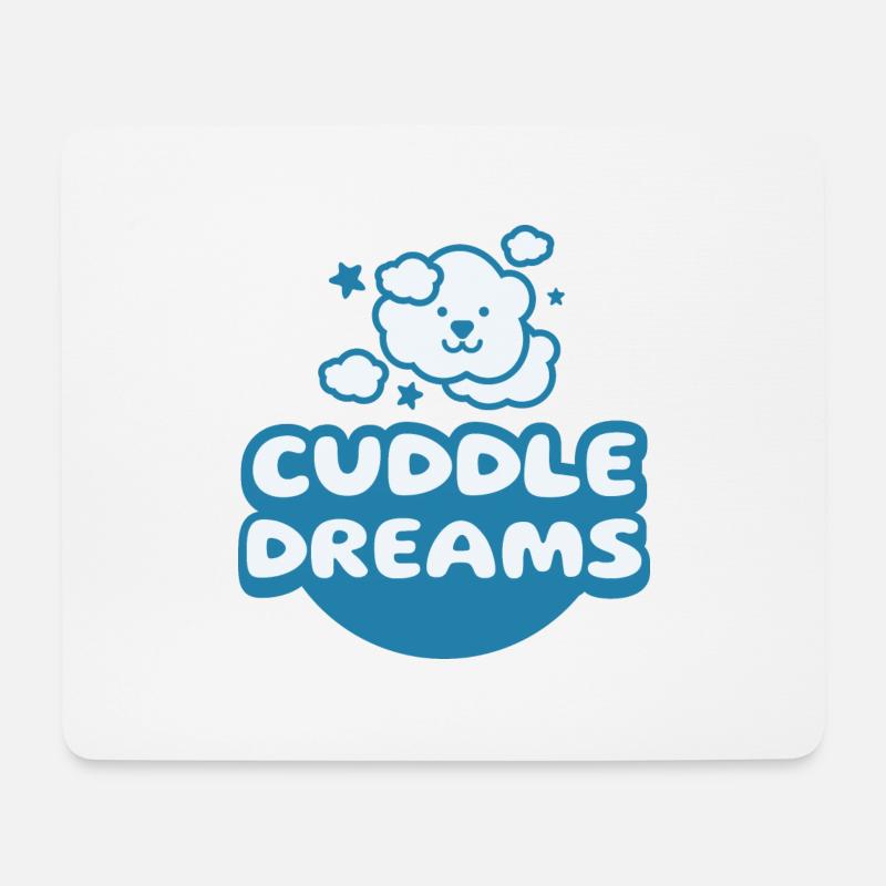 Cuddle Dreams Come True - Mouse Pad (horizontal) - white