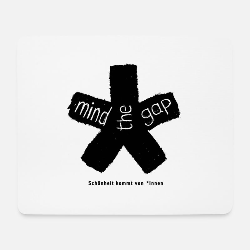 blockedTitle - Mousepad (Querformat) - Weiß