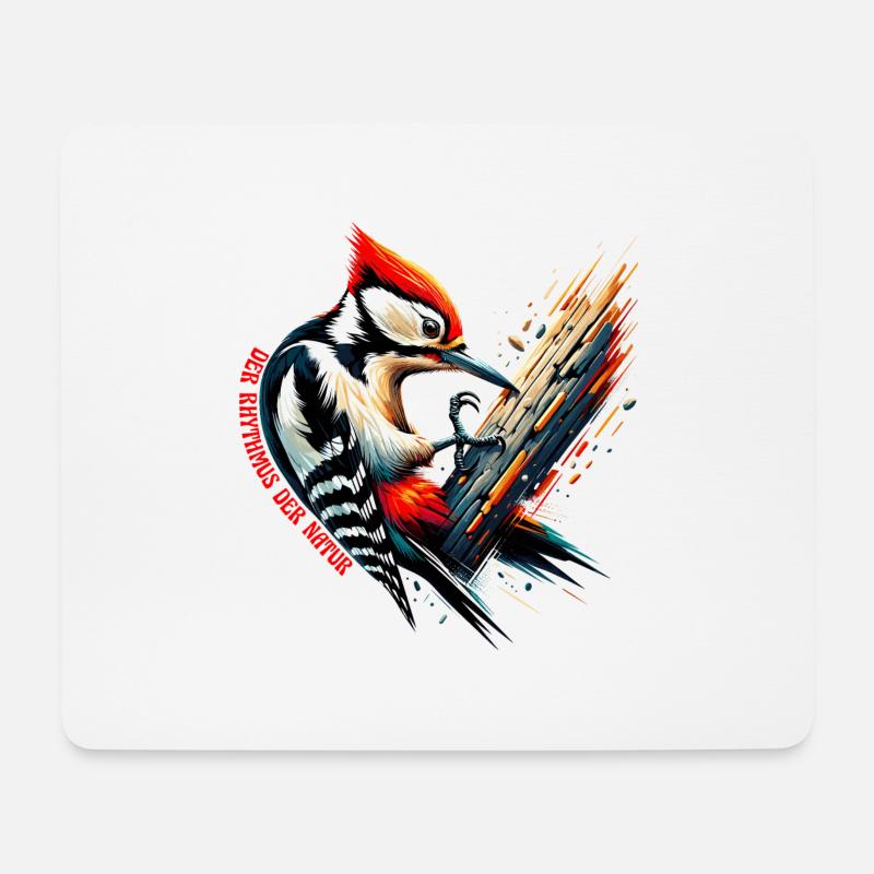 Rhythmus der Natur - Mousepad (Querformat) - Weiß