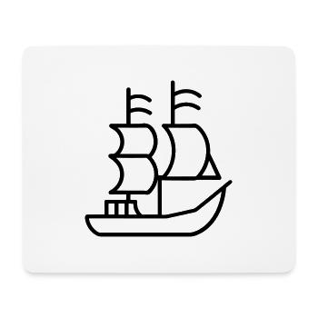 Pirate ship - Mouse Pad (horizontal) - white - Front