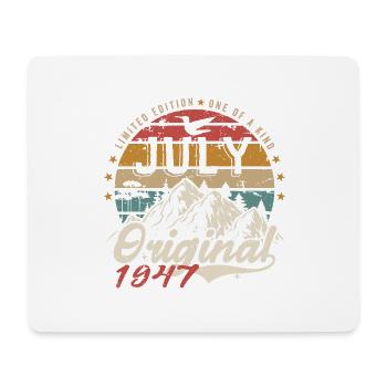 July 1947 | Original Birthday July 1947 - Mouse Pad (horizontal) - white - Front