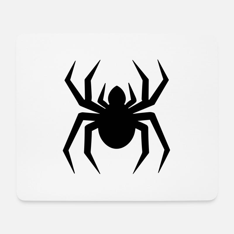 Spinne - Mousepad (Querformat) - Weiß