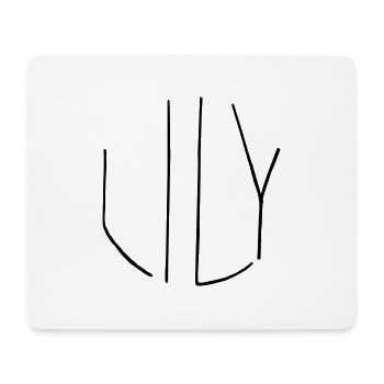 Lily - Mouse Pad (horizontal) - white - Front