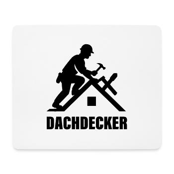Dachdecker - Mousepad (Querformat) - Weiß - Vorne
