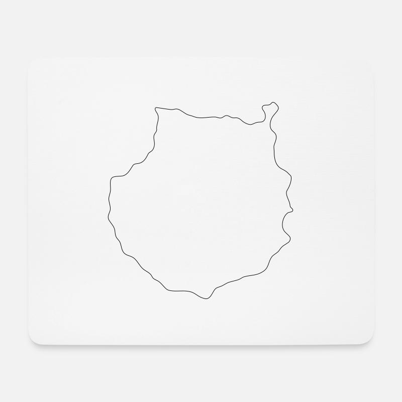 Gran Canaria - Mouse Pad (horizontal) - white
