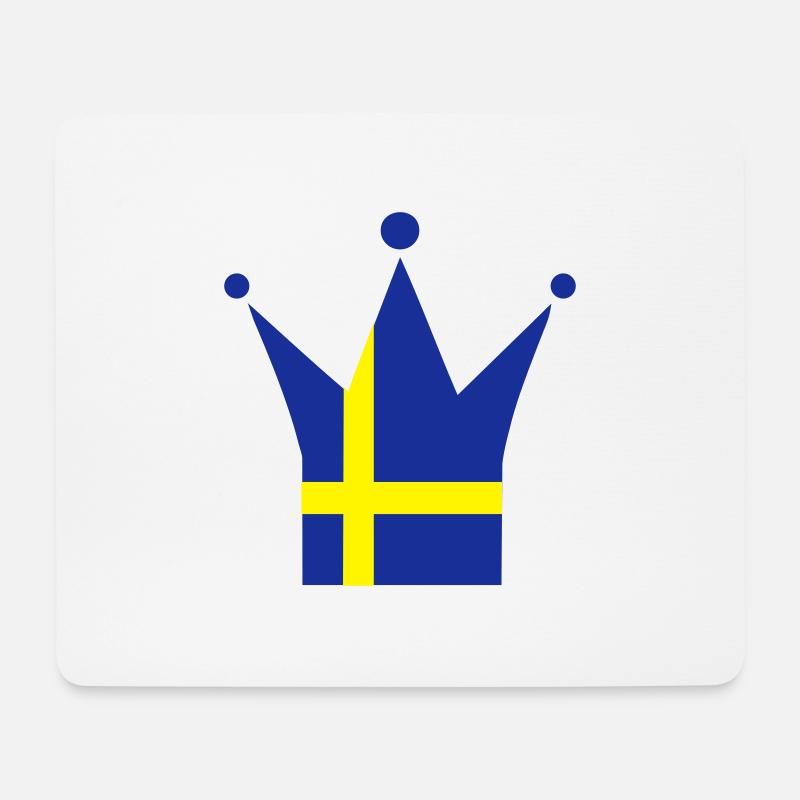 Schweden - Mousepad (Querformat) - Weiß
