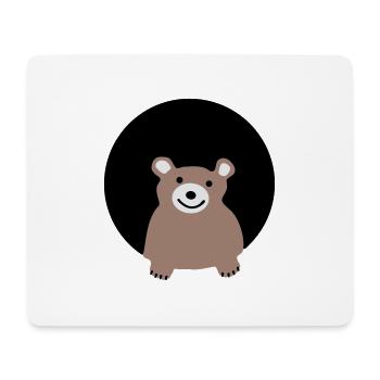 Bär - Mousepad (Querformat) - Weiß - Vorne