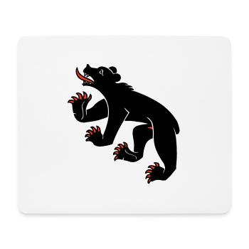 Bernerbär - Mousepad (Querformat) - Weiß - Vorne