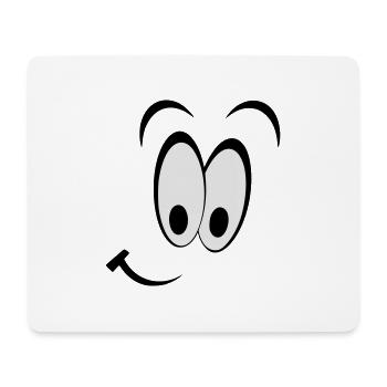 SMILEY - Mousepad (Querformat) - Weiß - Vorne