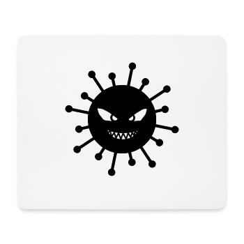coronavirus covid 19 - Mouse Pad (horizontal) - white - Front