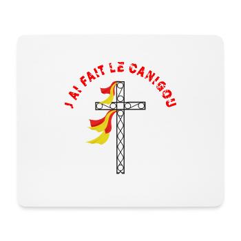 J'ai fait le Canigou - Tapis de souris (format paysage) - blanc - Devant