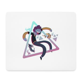 Happy Boy - Mouse Pad (horizontal) - white - Front