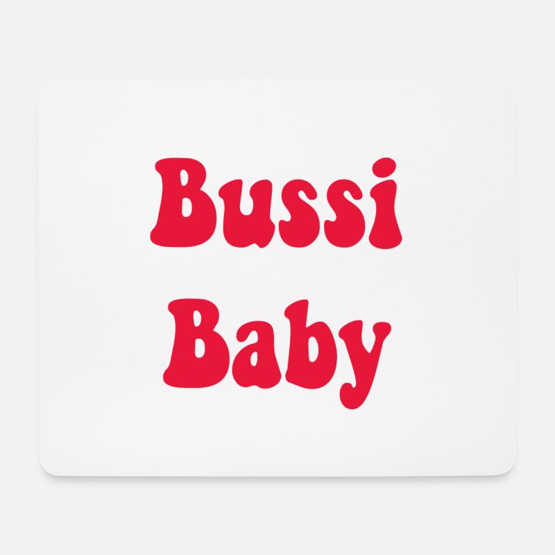 Bussy Baby - Mousepad (Querformat) - Weiß