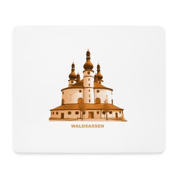 Waldsassen Kappl Trinity Church Bavaria - Mouse Pad (horizontal) - white - Front