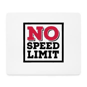 speed - Mousepad (Querformat) - Weiß - Vorne