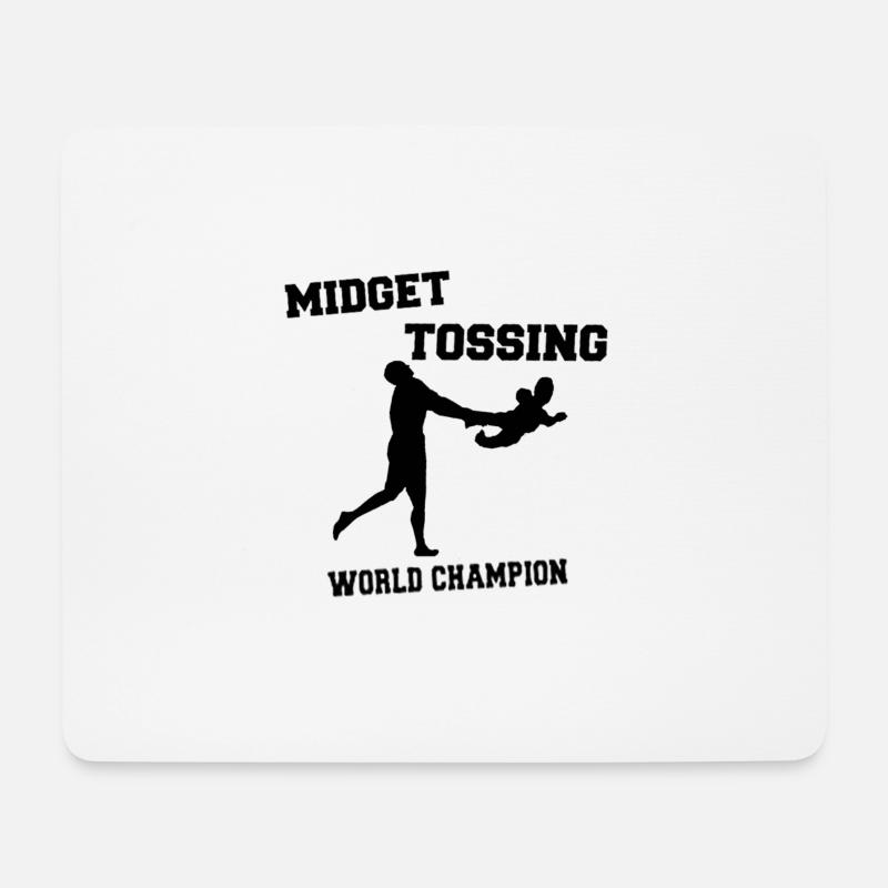 Midget Tossing World Champion Design - Mouse Pad (horizontal) - white