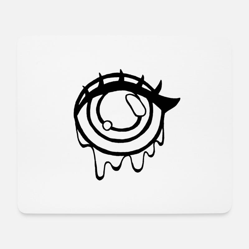 Blood in my eye. - Mousepad (Querformat) - Weiß