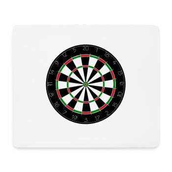 Dart Scheibe Board Pfeile Spieler Werfen Hobby - Mousepad (Querformat) - Weiß - Vorne