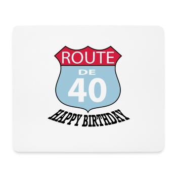 Birthday Birthday Route 40 - Mouse Pad (horizontal) - white - Front