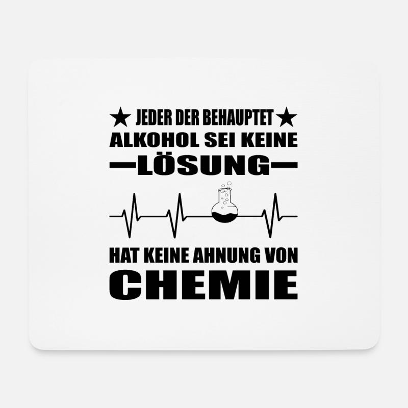 Chemie - Mousepad (Querformat) - Weiß