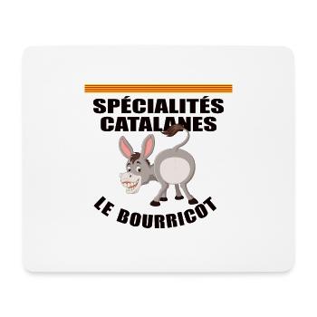 Spécialités catalanes - Le bourricot - Tapis de souris (format paysage) - blanc - Devant