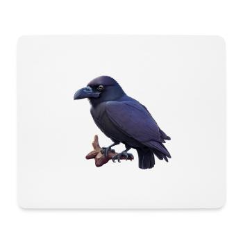 Crow - Mouse Pad (horizontal) - white - Front