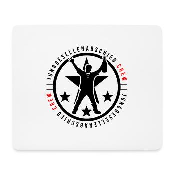 Junggesellen Abschied Crew - Mousepad (Querformat) - Weiß - Vorne