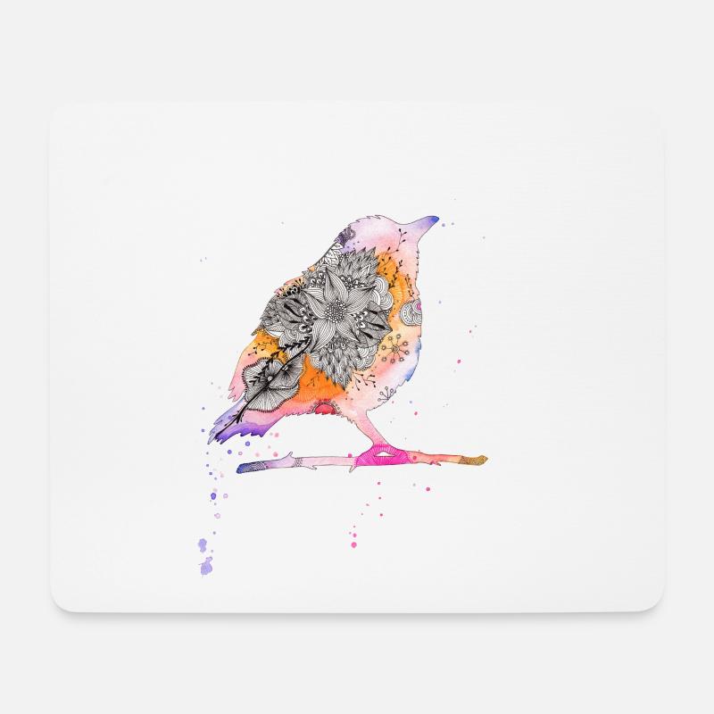 bird - Mouse Pad (horizontal) - white