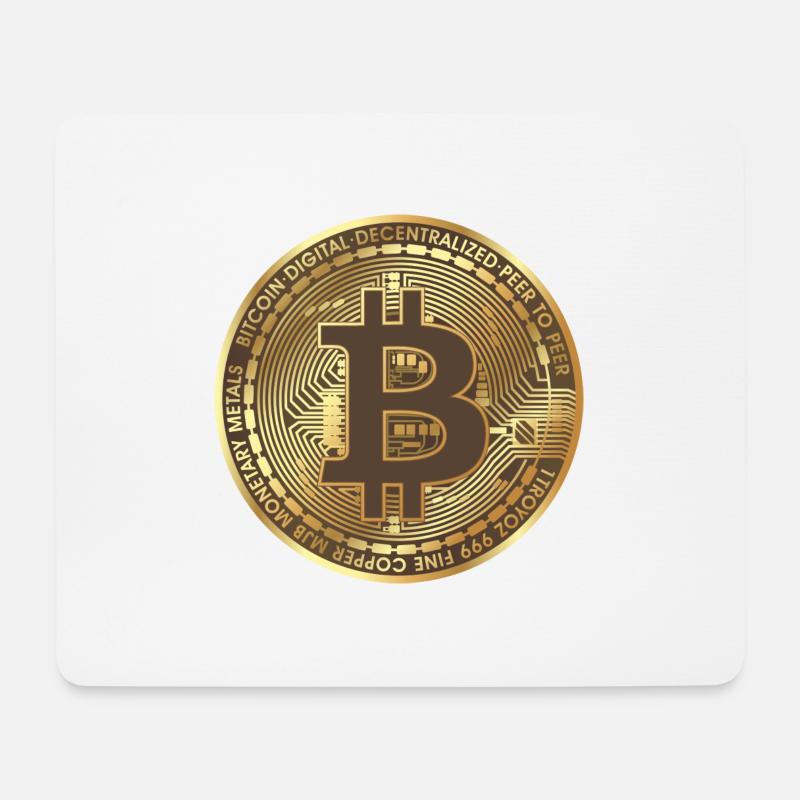 Bitcoin ABC - Mousepad (Querformat) - Weiß