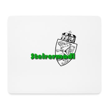Steirermadl Steiermark Frau Steirerin Idée cadeau - Tapis de souris (format paysage) - blanc - Devant
