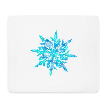 aime l'hiver - Tapis de souris (format paysage) - blanc - Devant