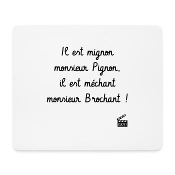 Il est mignon monsieur Pignon - Le Dîner de cons - Tapis de souris (format paysage) - blanc - Devant