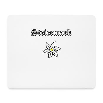 Edelweiß - Steiermark - Mousepad (Querformat) - Weiß - Vorne